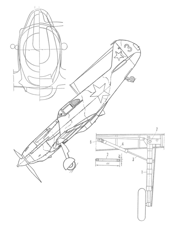 Истребитель Лагг-3 чертеж